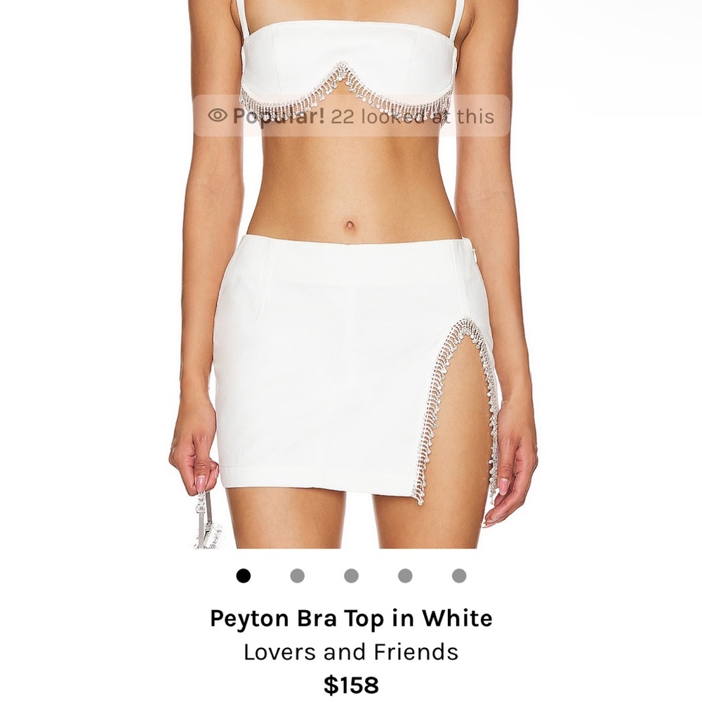 Lover + Friends- Peyton Bra Top and Peyton Mini Skirt
